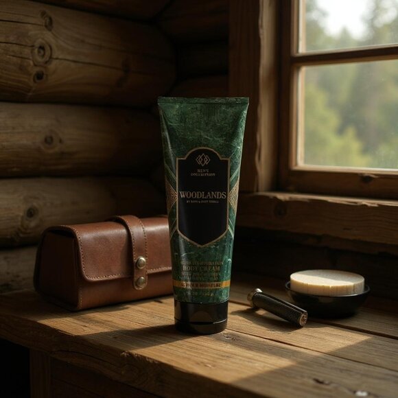 WOODLANDS Body Cream From Bath & Body Works 8 OZ - Picture 2 of 5